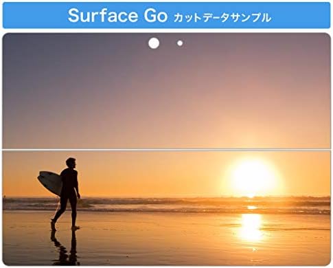 igsticker Matrica Takarja a Microsoft Surface Go/Go 2 Ultra Vékony Védő Szervezet Matrica Bőr 001160 Szörfözés Naplemente