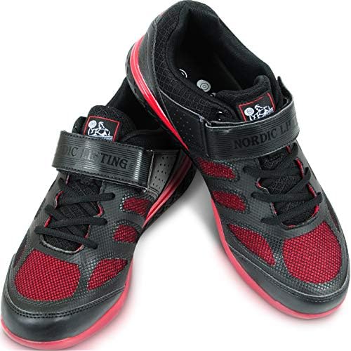 Északi Emelő Fal Labda 18 lb-Csomag Cipő Venja Méret 10.5 - Fekete, Piros
