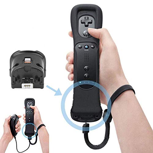Távoli Motion Plus Érzékelő Vezérlő Adapter + Szilikon tok Nintendo Wii(Fekete)