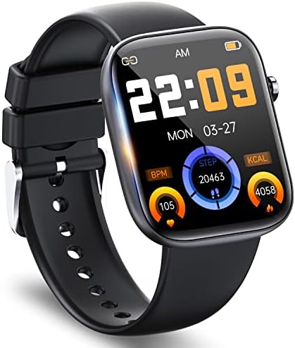 GT HITGX BT5.0 Intelligens Karóra 1.83 HD Érintőképernyő Smartwatch Fitness Tracker Android/iOS Telefonok, 24 Sport Mód, Lépésszámláló