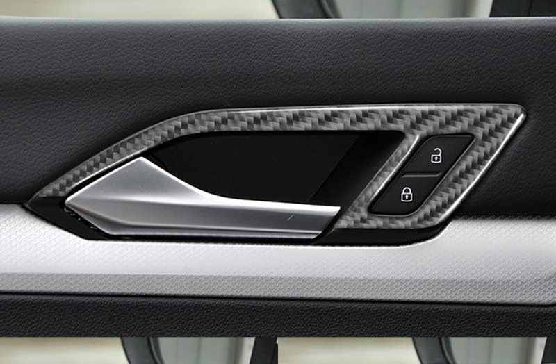 Új Szénszálas Belül Kezelni Kiterjed Kompatibilis VW Golf Golf8 2020-2023 (Fekete)