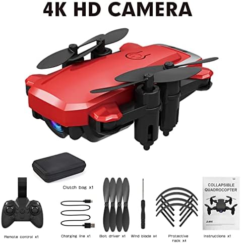 XUnion Mini Drón a 4K Hd FPV Kamera Távvezérlő Játékok, Ajándékok, Fiúk, Lányok Magasság tart fej nélküli Módban Egy Gomb Start Vagy