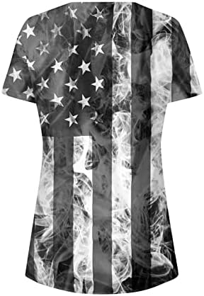 shitou Nők USA Zászló Hűségesküt Tshirt Modern Ujjatlan Akadémiai Amerikai Zászló Szív Ing Citrom Nyomtatott
