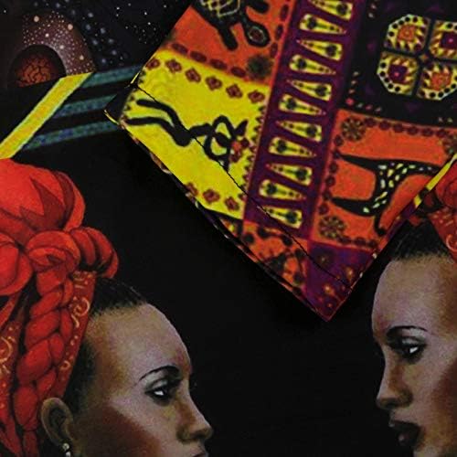 Őszi Ruhák Nők 2022 Plus Size Laza Ruha, Divat-Afrikai Vintage Nyomtatás Vicces Középső Ujja V-Nyak Alkalmi Mini Ruha