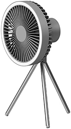 SDFGH Multifunkcionális Mini Ventilátor USB Tölthető, Hordozható Ventilátor, Kerti Kemping Mennyezeti Ventilátor Led 10000mAh Asztali
