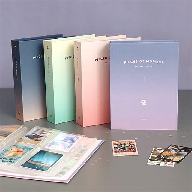 Esztétikus, Egyszerű, Szép koreai Kemény Borító Fotó Album Gyűjteni Könyv kpop photocards, polcos, polaroid, névjegykártyák,
