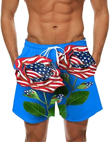 HSSDH Amerikai Zászló fürdőnadrág Fiúk, Amerikai Zászló Férfi úszógatya USA Zászló fürdőnadrág Úszni Rövidnadrág Beach Nadrág
