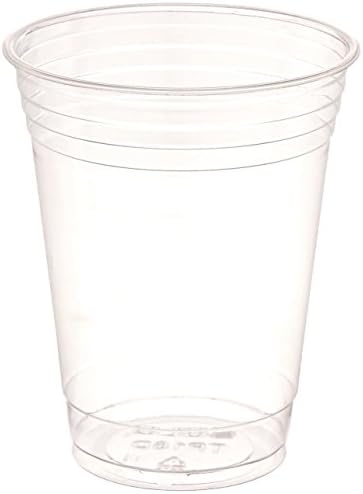 SOLO Kupa Cég -100 Cég Műanyag Fél Csésze Hideg, 16 oz, Tiszta, 100-as csomag