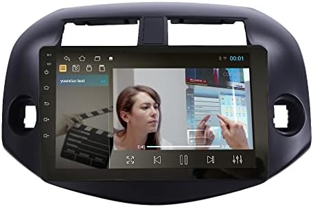Android 10 Autoradio Autós Navigációs Sztereó Multimédia Lejátszó, GPS, Rádió, 2.5 D érintőképernyő forToyota RAV4 2007-2012-es négymagos