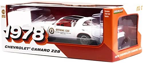 1978-es Chevy Camaro Z/28 Fehér Hivatalos Felvonulás Autó 62 Indianapolisi 500 Mérföldes Nemzetközi Nyereményjáték 1978 1/18 Fröccsöntött