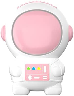 Mini Kézi Táblázat Rajongó Űrhajós Hordozható Levegő Hűtő USB Újratölthető Szabad Kezét 3-Felszerelés Szél Lombtalan Rajongó Gyerekeknek