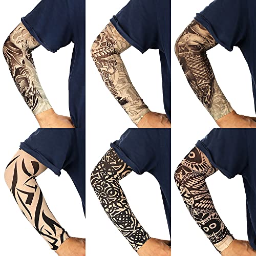 FASOTY Tetoválás Ujjú, a Férfiak, Nők, Ideiglenes Tetoválás Ujjú 12db Meghatározott Művészeti Hamis Csúszik A Tetoválás Kar Ujjú