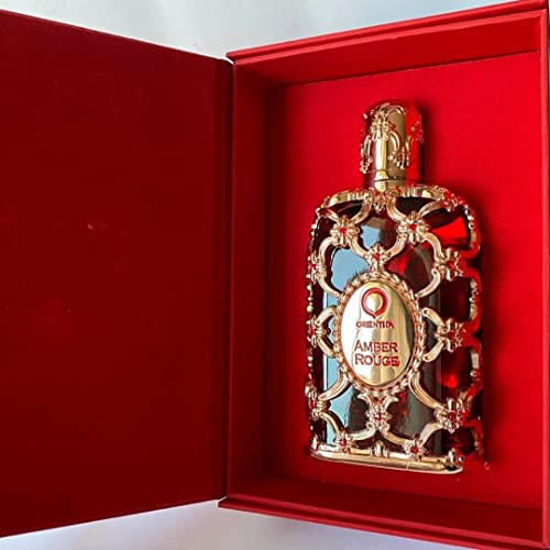Orientica Luxury Collection Királyi sárga Unisex Eau de Parfum Spray, 2.7 Gramm & Amber Rouge Női Eau de Parfum Spray, 2.7 Uncia
