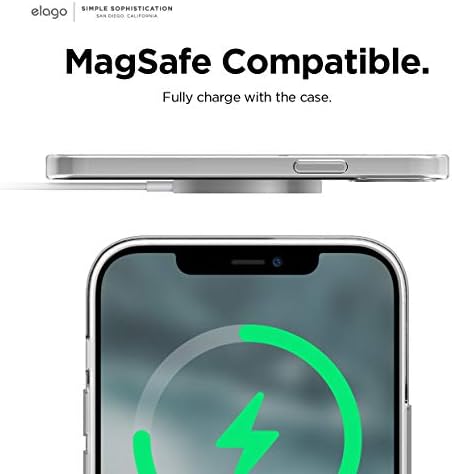 elago Tiszta Ügy Kompatibilis iPhone, 12 Esetben pedig Kompatibilis az iPhone 12 Pro Esetben 6.1 colos, Ütésálló az Esetben, Karcolás-Ellenálló,