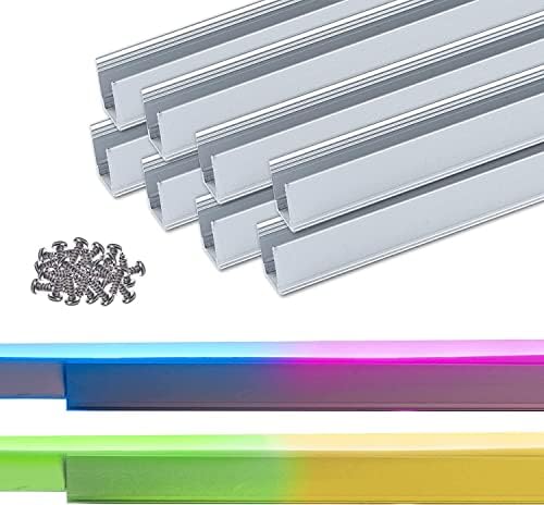 Ragyog Dekoráció Csomag Termékek a 6 Pack Alumínium Csatorna Pályán 30M/98.4 ft RGB LED Neon Kötél Világítás Készlet