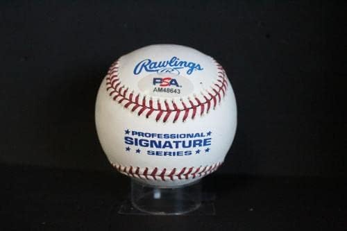 Vern Törvény Aláírt (CY Young WS Champs 60) Baseball Autogramot Auto PSA/DNS AM48643 - Dedikált Baseball