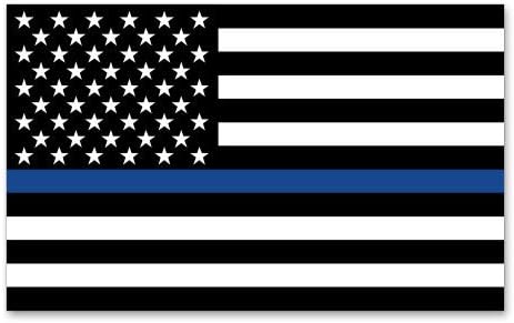 GT Grafikus Támogatás Rendőrség Amerikai Zászló Vékony Kék Vonal - 20 - Nagy Méretű Vinyl Matrica - a Teherautó, Autó, Seggbekúrás