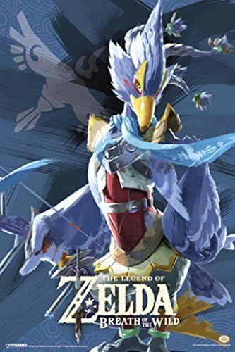 Piramis Amerika Legend of Zelda Levegőt A Vad Vág Medoh Videó, Játék, Játék Menő, Fali Dekor Art Nyomtatás Poszter 12 x 18