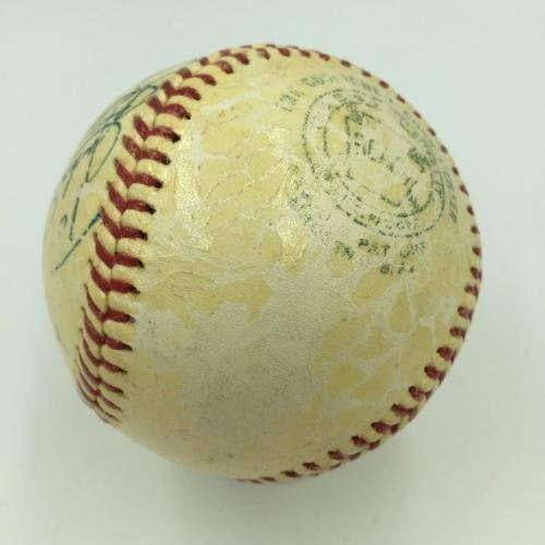1960 Joe Dimaggio Egyetlen Aláírt Amerikai Liga (Joe Cronin) Baseball PSA DNS - Dedikált Baseball
