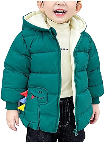 Kisgyermek Baba Fiúk Lányok Kapucnis Kabát Téli Meleg Puffer Le Szélálló Kabát Könnyű Hó, Téli Kabátok Outwear
