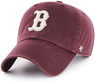 '47 Márka, A Boston Red Sox Takarítani Kalap Sapka Sötét Bordó/Fehér