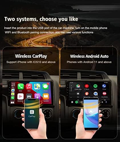 Vezeték nélküli CarPlay Adapter USB, 2023 Legújabb Leggyorsabb Apple Android CarPlay Vezeték nélküli Adapter iPhone, 5.8