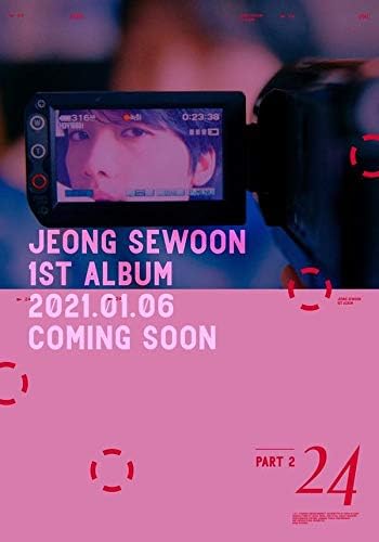 Jung Sewoon 24 Rész.2 1. az Album Egyik Verzió CD+128p Fotókönyv+1p Film, Fotó+1p fénykép kártya+Üzenetet fénykép kártya Szett+Nyomkövető