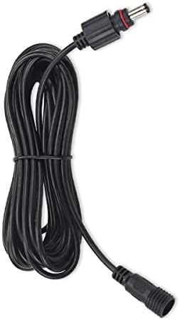 Liwinting DC IP67 Vízálló Hosszabbító kábel Kábel 3m/9.84 ft 2.1 mm x 5,5 mm DC Hosszabbító Vezeték, Fekete