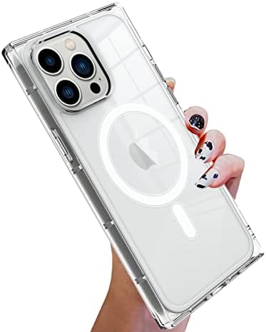 KANGHAR Tér Esetben Kompatibilis az iPhone 13 Pro [ Kompatibilis MagSafe ] Teljes-Test Elleni Karcolás Ütésálló Lökhárító