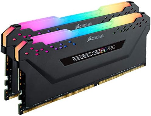 Corsair Vengeance RGB PRO 64 gb-os (2x32GB) DDR4 3600 (PC4-28800) C18 Asztali Memória – Fekete,CMW64GX4M2D3600C18