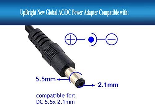 UpBright 12V AC/DC Adapter Kompatibilis 3YE Design GQ07-120050 BU AG ZB Mobile Power 4035 4039 LEJ MT12-Y120100-A1 MU12-G120100-A1 Cybex Tectrix