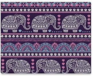 ENEVOTX Wall Art Festészet Klasszikus Grafikai Vektor Indiai Lótusz Etnikai Elephan Nyomatok Vászonra A Kép, Tájkép Képek Olaj Haza Modern Dekoráció