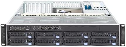 2U Storage Server 12GB/SAS backplane 8-Öböl meleg cserélhető Üres Váz