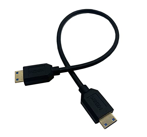 Halokny nagysebességű Mini HDMI Csatlakozó Férfi HDMI Mini Csatlakozó Férfi - Fekete (Mini HDMI-Mini HDMI(Le))