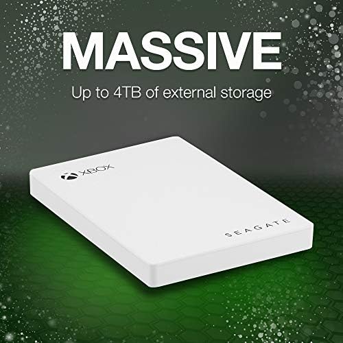 Seagate Játék Meghajtó Xbox Game Pass Különleges Kiadás 2TB - Fehér (STEA2000417), Hordozható