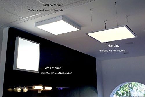 LED FANTASY 2x2 FT Szélén Világít LED Panel Szabályozható 0-10V, 40W (140W Egyenértékű), 5000K Nappal Fehér,DLC & UL 2 Pack