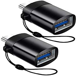 BoxWave Kábel Kompatibilis az ASUS Chromebook Flip CR1 (CR1100) - USB-C, hogy Egy PortChanger (2 Csomag), USB C-Típusú OTG USB Hordozható