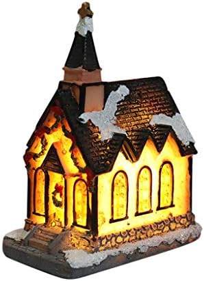 Boddenly Miniatűr Gyanta LED Kreatív Díszíteni Ház, Bútor, Ajándékok, Karácsonyi Ház Dekoráció & Lóg Komikus Karácsonyi Díszek (C, Méret)