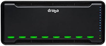 Drobo B810n: Network Attached Storage (NAS) 8-Hibrid Meghajtó Tároló Tömb - Gigabit Ethernet x 2 port (DR-B810N-5A21)