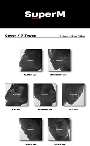 SuperM - SuperM koreai Edition [Véletlenszerű ver.] (1. Mini Album) Album+Hajtogatott Poszter+Extra Photocards Készlet