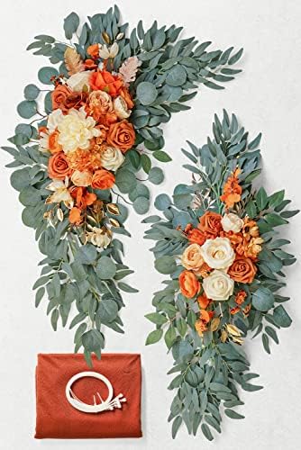 ponatia Mesterséges Esküvői Boltív Virágok Csomag(egy Csomag 3) a 26Ft Fényes Esküvői Boltív Izolálása Szövet, Arch Virágokat az Esküvői