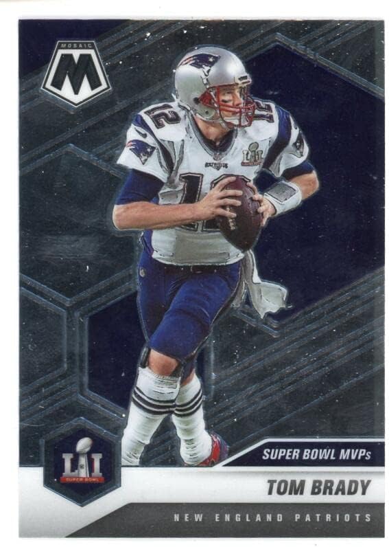 2021 Panini Mozaik 284 Tom Brady, a New England Patriots az NFL Labdarúgó-Trading Card
