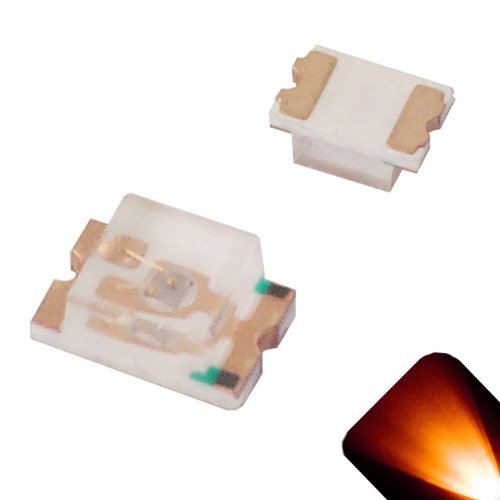 0805 SMD Sárga/Narancs - Ultra Fényes LED (Csomag 1000)