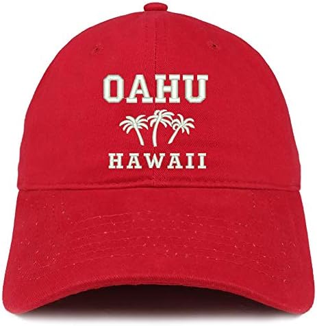 Divatos Ruházati Bolt Hawaii Oahu pedig Pálmafa Hímzett Csiszolt Sapka