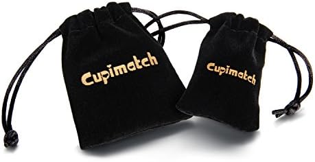 Cupimatch 6 Pár 16G Rozsdamentes Acél Hegyű, O Gyűrű Stud Fülbevaló Illúzió, Hamis Szelvény Fül Plug Piercing, Fülbevaló Szett 8 mm-es