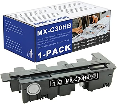 1 Csomag MXC30HB MX-C30HB használtfesték Kompatibilis Csere Sharp MX-C300W MX-C303W MX-C304W MX-C250 MX-C301W MX-C300 Nyomtató.