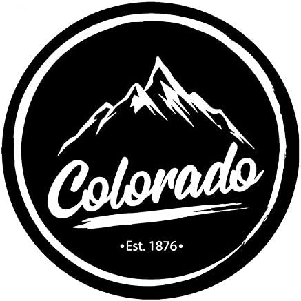 Colorado Létrehozott 1876 MKR Matrica Vinyl Matrica |Autók, Teherautók, Furgonok Falak Laptop|Fekete|5,5 x 5,5 a|MKR1462