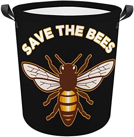 Mentsd meg A Méhek Kosárban Gátolják Táska Mosás Bin Tároló Táska Összecsukható Magas fogantyúval