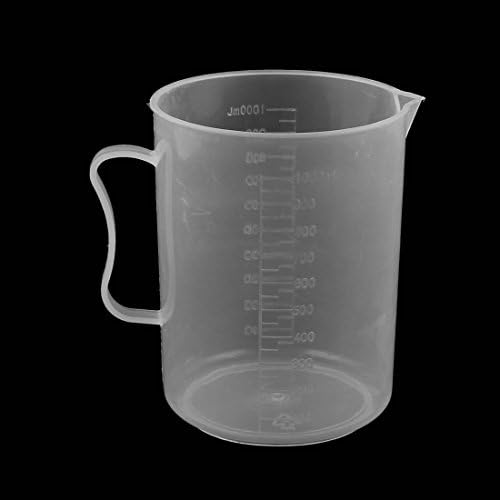 Aexit 5db Kör Mérési Eszközök & Mérleg 1000ML Műanyag Mérési Kupa w Csésze Fogantyú Csésze Laboratóriumi Berendezések