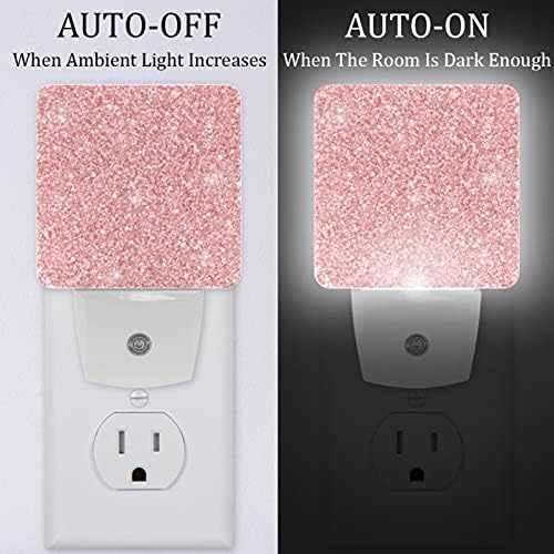 LED-es Éjszakai Fény Piros Skála Nyomtatás Lámpa Intelligens Érzékelő Alkonyat Hajnal Érzékelő, 0,5 W Plug-in, az Előszoba, Hálószoba,